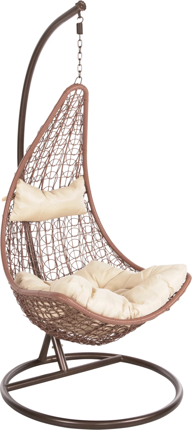 Fole varëse njësh MILLIE, metal ngjyrë kafe, ratan sintetik ngjyrë kafe, Φ95x195H cm