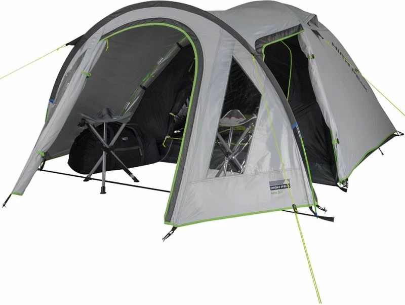 Tenda për turizëm High Peak Kira 3, unisex, gri e çelët