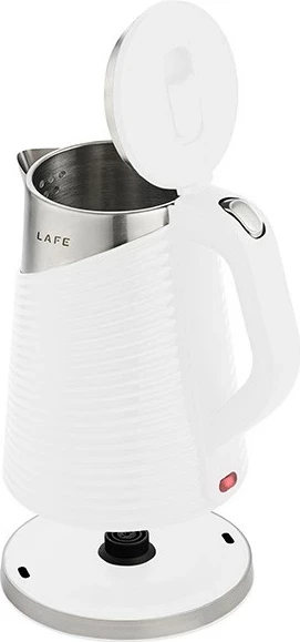 Ibrik elektrik Lafe Elegant White, 1.8L, 1800W, bardhë-argjendtë