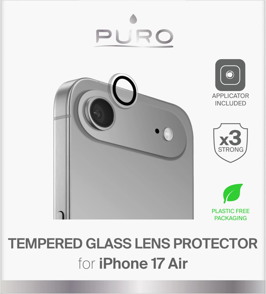 Mbrojtës xhami për lentë Puro Individual për iPhone 17 Air
