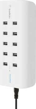 Karikues Belkin Rockstar, Universal, 10 USB 2.0, i bardhë