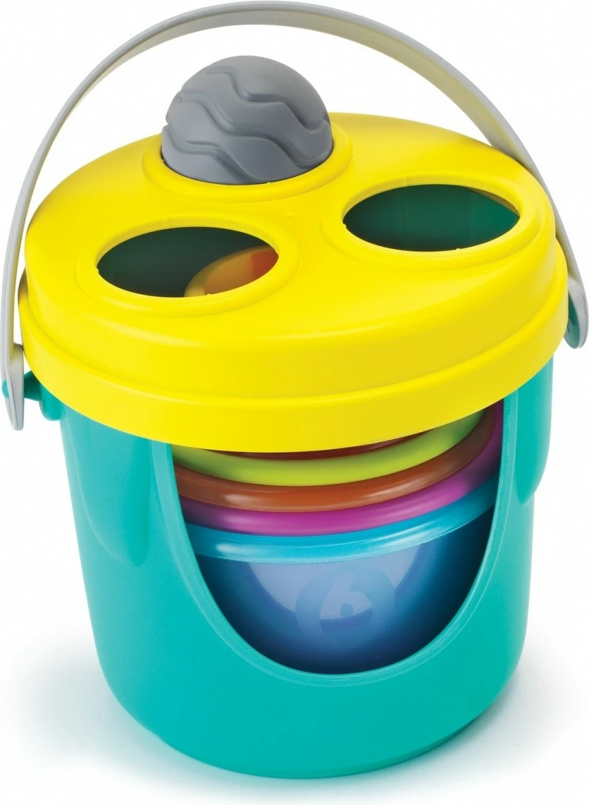 Lodër ndërtimi B-kids Giraffe Tower XL, 14 pjesë, shumëngjyrëshe