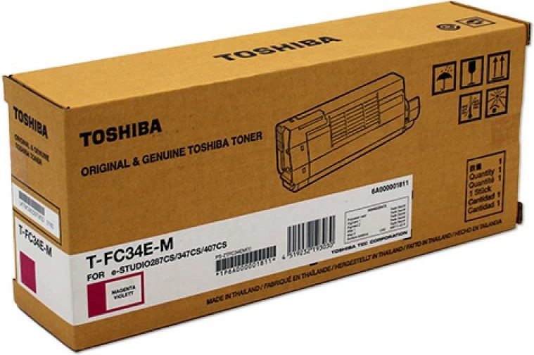 Toner Toshiba T-FC34E-M 34EM rendiment 9,750–23,700 faqe magenta