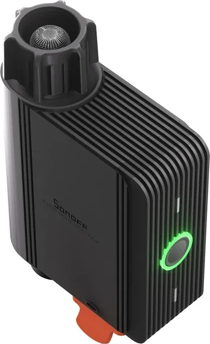 Valvulë smart për ujitje Sonoff SWV-BSP, ZigBee, 3/4", e zezë