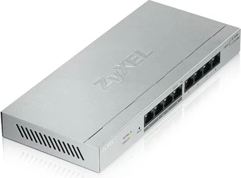 Switch Zyxel GS1200-8HP v2, Gigabit Ethernet, PoE, Gri