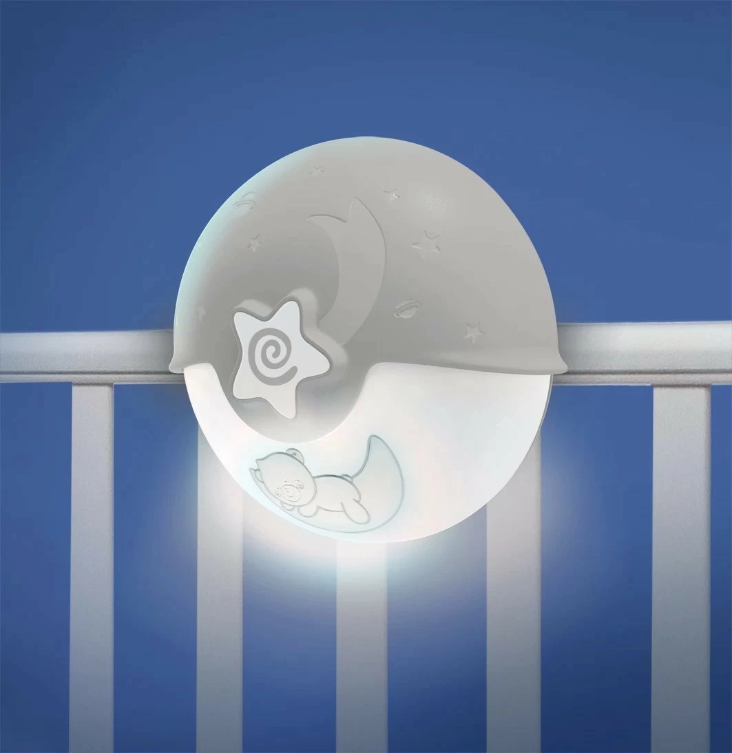 Projektor dhe llambë nate 2-në-1 B-kids Infantino 4909N, Bezhe/Bardhë