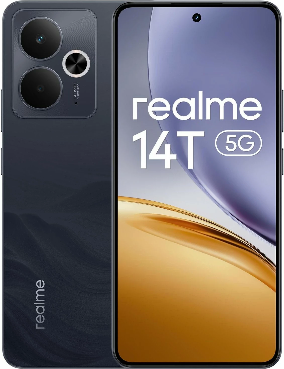 Celular Realme 14T 5G 8/256GB Obsidian Black