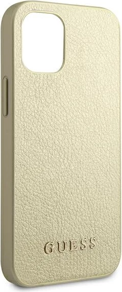 Mbështjellës Guess Iridescent për iPhone 12 mini, Gold