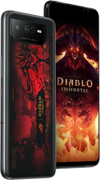 Celular ASUS ROG Phone 6 Diablo Immortal Edition, 16 GB, 512 GB, 50 MP, Android 12, Hellfire Red