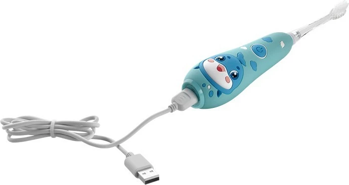 Furçë dhëmbësh elektrike Concept KIDO SMILE ZK3020 për fëmijë, Sonic, 4 koka, Kaltër