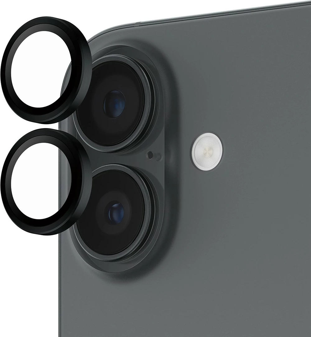 Mbështjellës PanzerGlass Hoops për kamera iPhone 17/16/16 Plus, zi