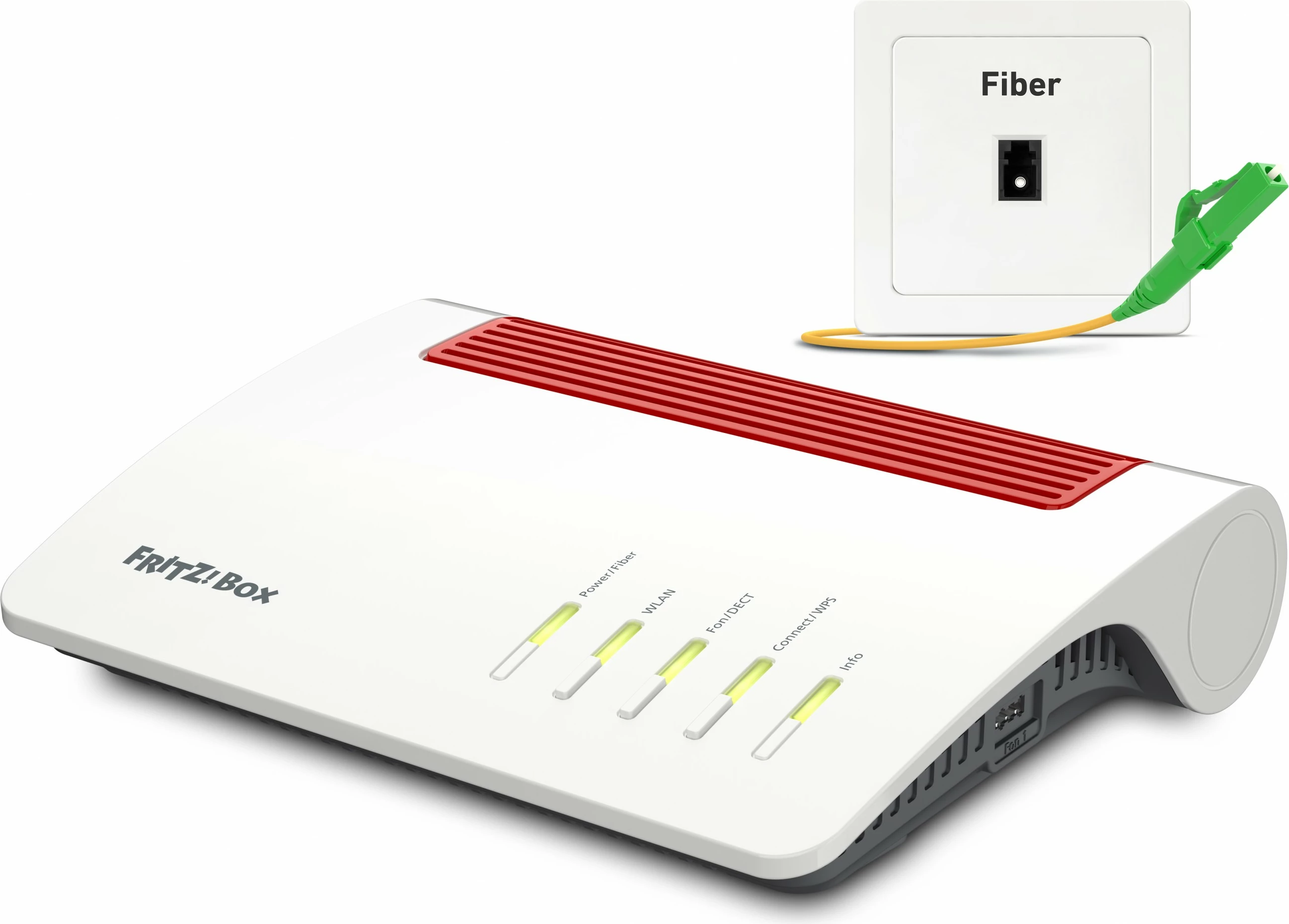 Router AVM FRITZ!Box 5590 Fiber, Wi-Fi 6, Dual-band, Bardhë