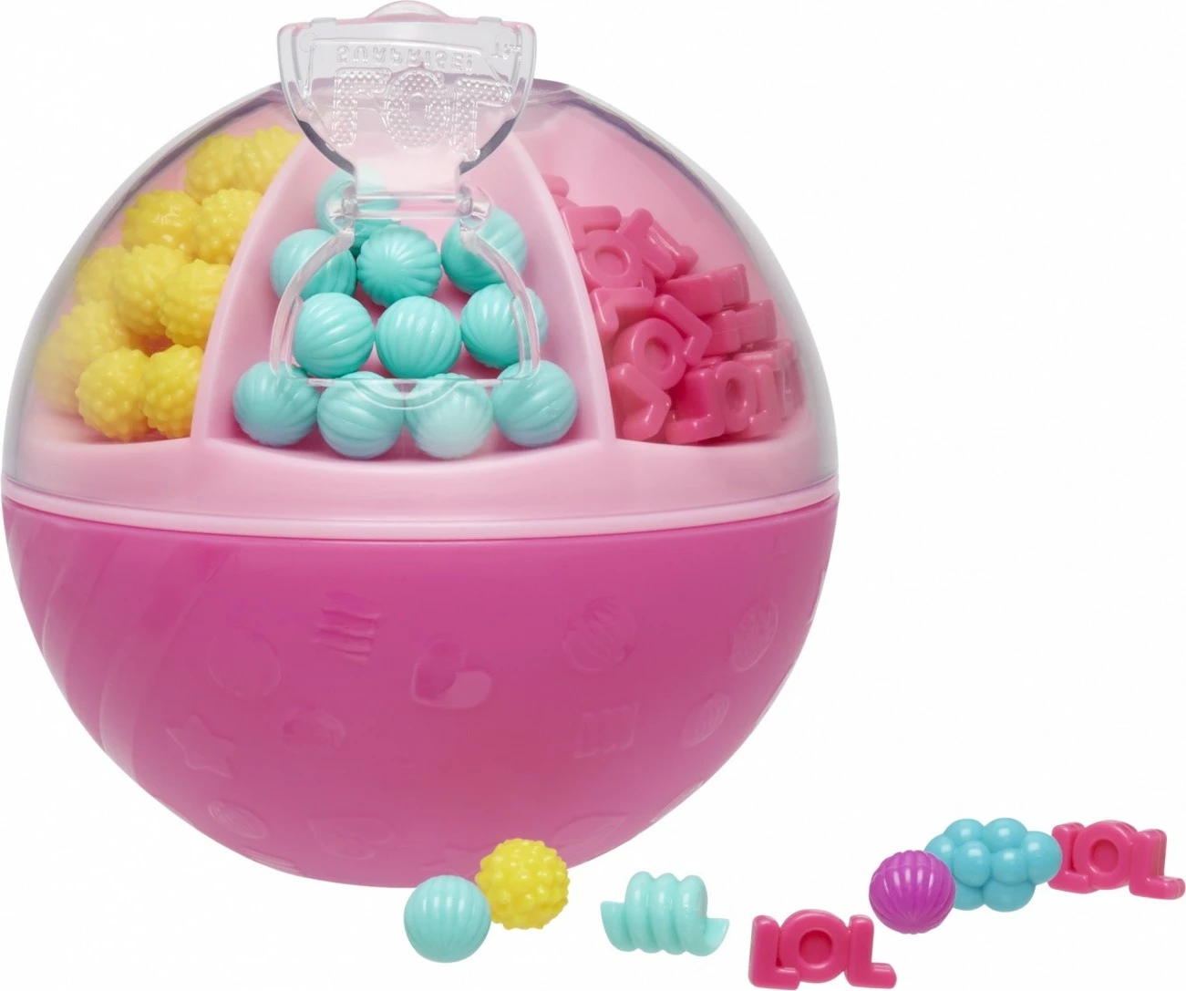 Set lodrash L.O.L. Surprise Hair Beads Tots, 12 copë, shumëngjyrëshe