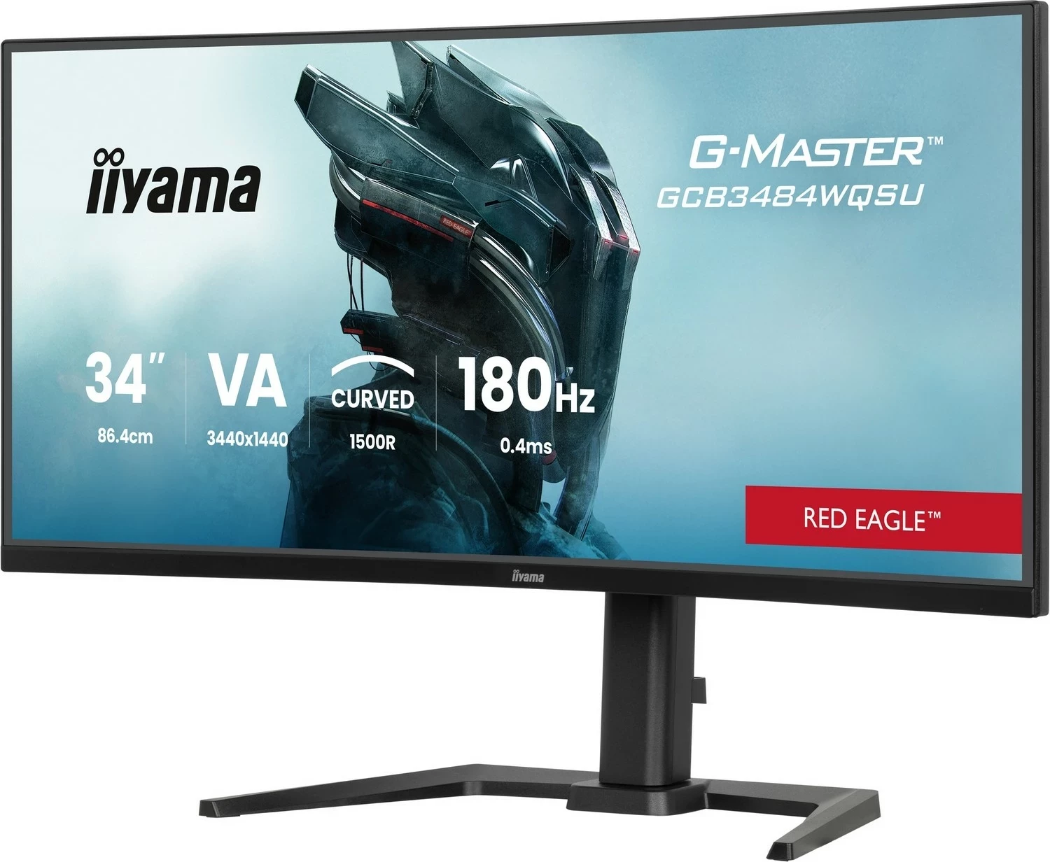 Monitor iiyama G-Master GCB3484WQSU-B1, 34 inch, UWQHD, 180Hz, VA, i zi