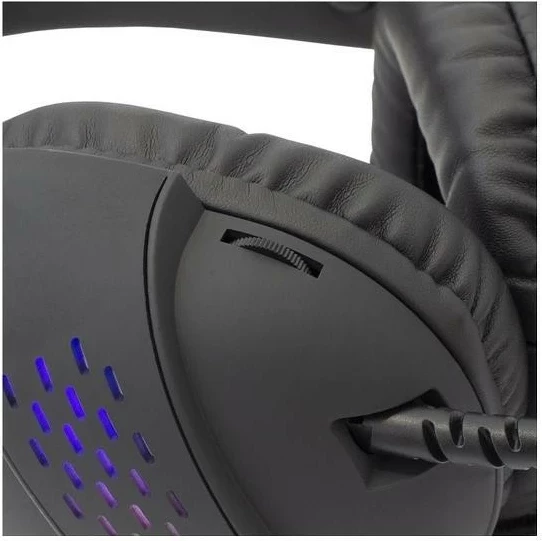 Kufje gaming White Shark GH-2140 Ox, RGB, me mikrofon të ndashëm, të zeza