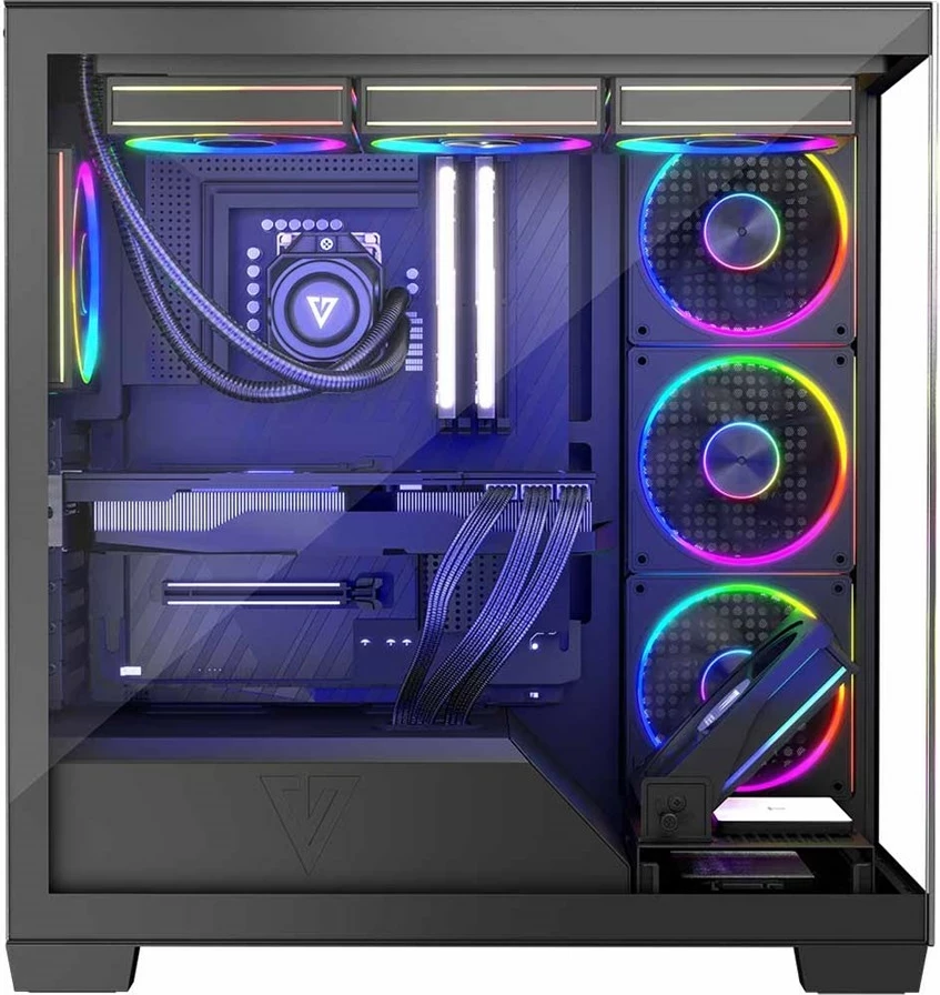 Kasë MODECOM Volcano Stellar ARGB MIDI, e zezë