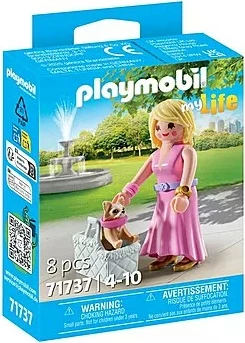 Set lodrash Playmobil My Life 71737, Lady me Chihuahua, rozë