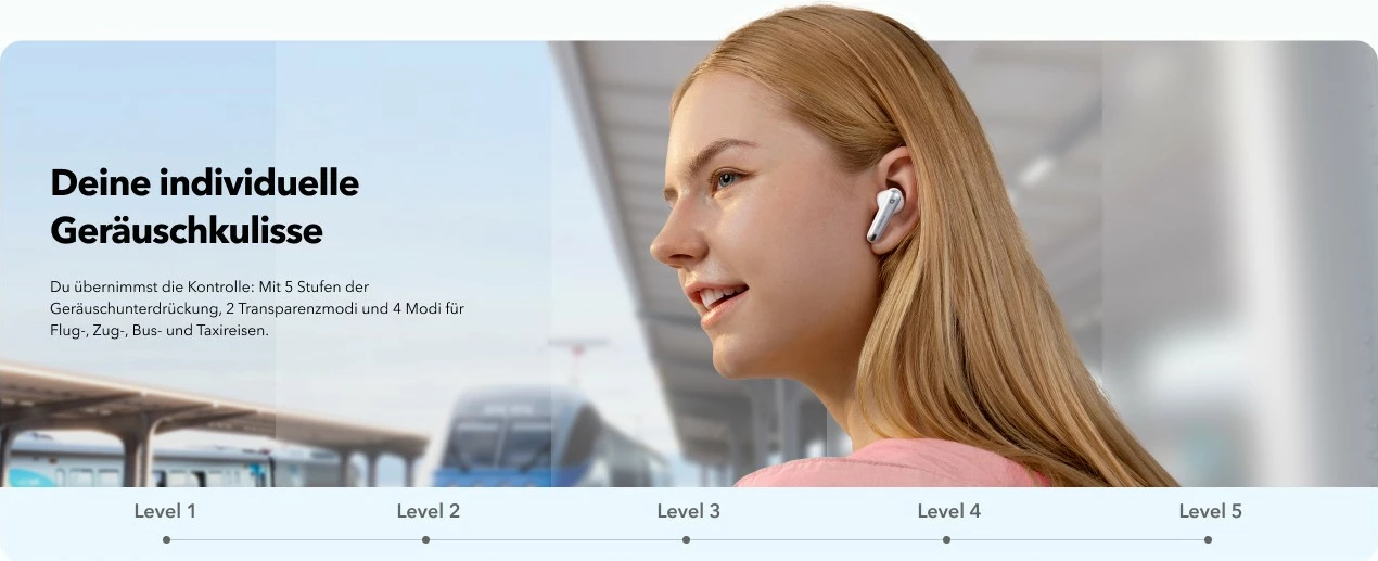 Kufje Anker Liberty 4 NC, Wireless, Calls/Music, Bardhë