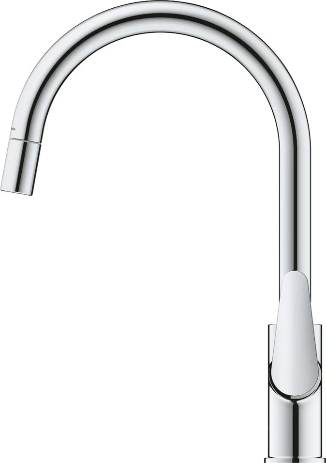 Rubinet kuzhine Grohe baucurve 30547000, një levë, Krom
