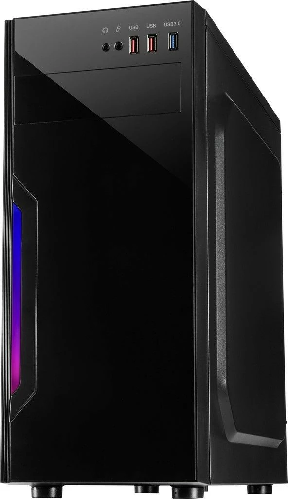 Kasë Inter-Tech B-42 RGB, Tower, PC, ATX, micro ATX, e zezë