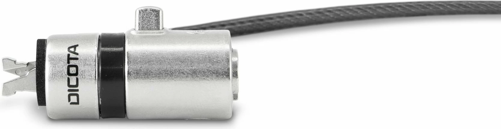 Kabllo sigurie për laptop Dicota Universal Mini, argjendtë