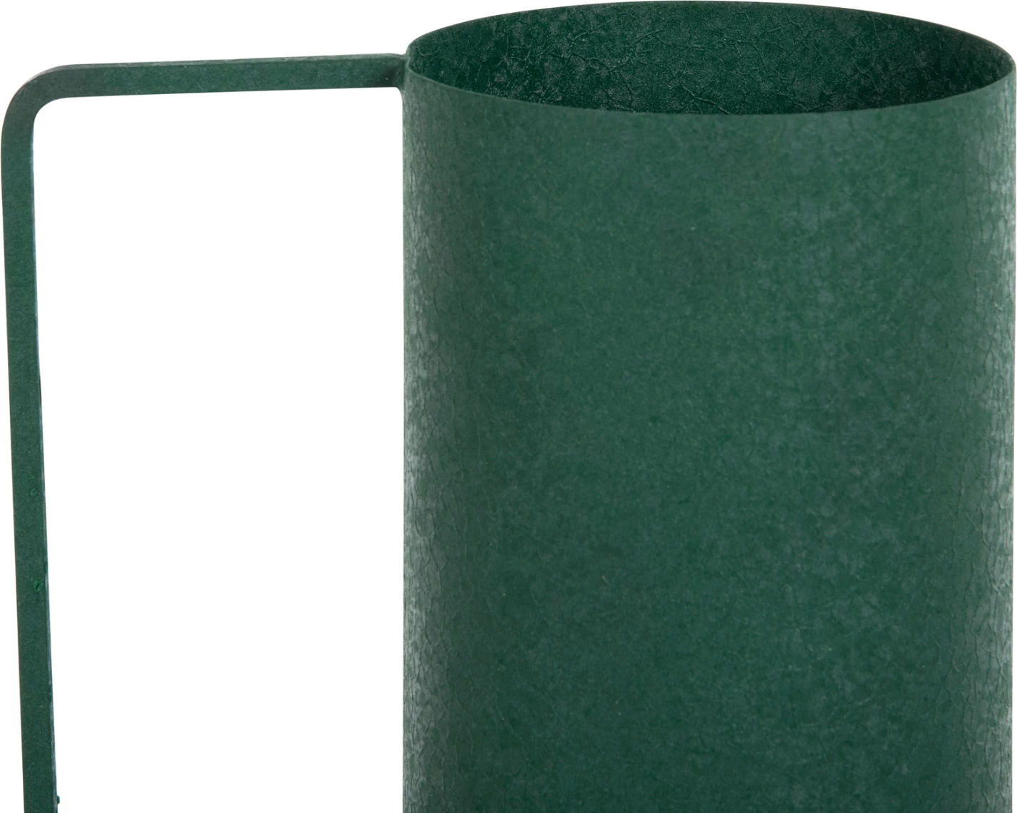 Vazo dekorative FLAGON FH4260.03 metalike në ngjyrë të gjelbër Φ26x45Hcm