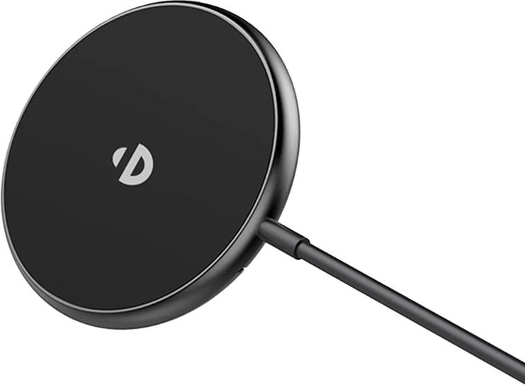 Karikues wireless magnetik 3-në-1 Choetech T697-F, USB-C, i zi