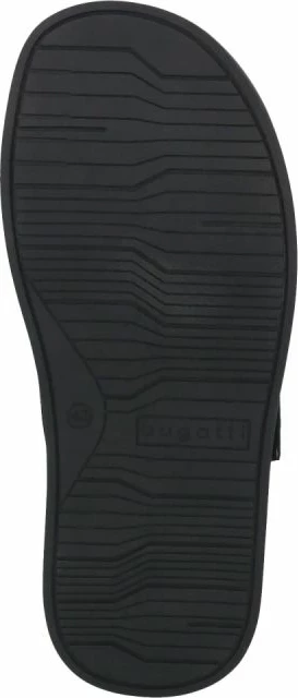 Flip-flopa për meshkuj Bugatti, të zeza