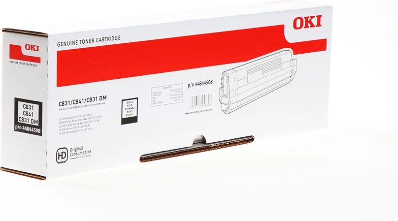 Toner, OKI, 44844508, rendiment 10000 faqe, e zezë