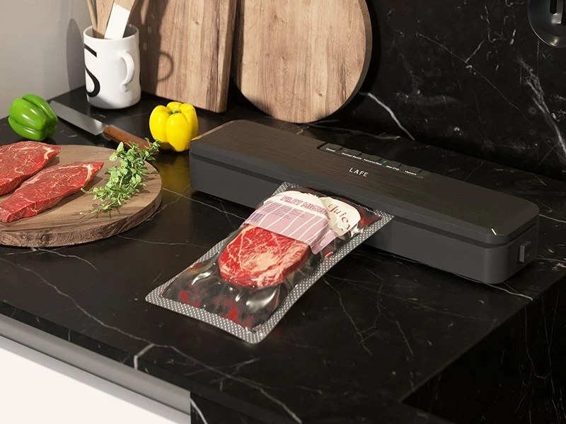 Vakumator Lafe Vac&Seal, 250W, plastikë, automatik, zi