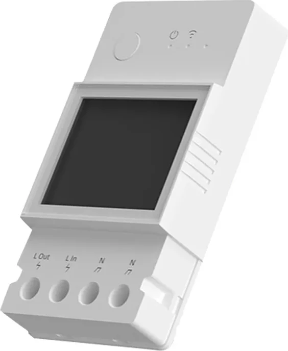 Ndërprerës i mençur me matës energjie Sonoff POWR316D, WiFi, i bardhë