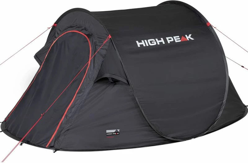 Çadra për Turizëm/Outdoor High Peak Vision 3, e Zezë