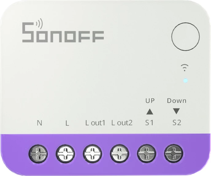 Switch i mençur për roleta, Sonoff MINI-RBS, Wi‑Fi Matter 100–240V, kontroll përqindje, paketë 4 copë