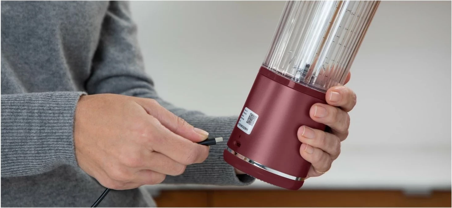 Blender portabel Ninja BC151, 0.53L, USB-C, i kuq