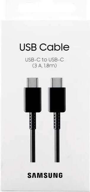 Kabëll USB-C në USB-C Samsung EP-DX310JB, 1.8m, i zi