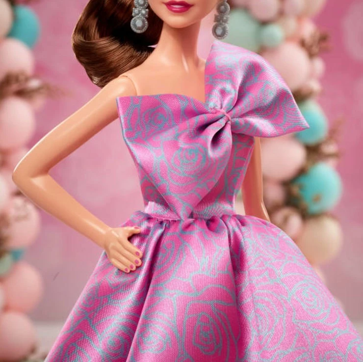 Kukull Barbie Mattel Birthday Wishes JBJ07, 33 cm, rozë