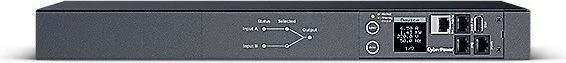 ATS PDU CyberPower PDU44004, 1U, 10A, 2xC14, 12xC13, SNMP, e zezë