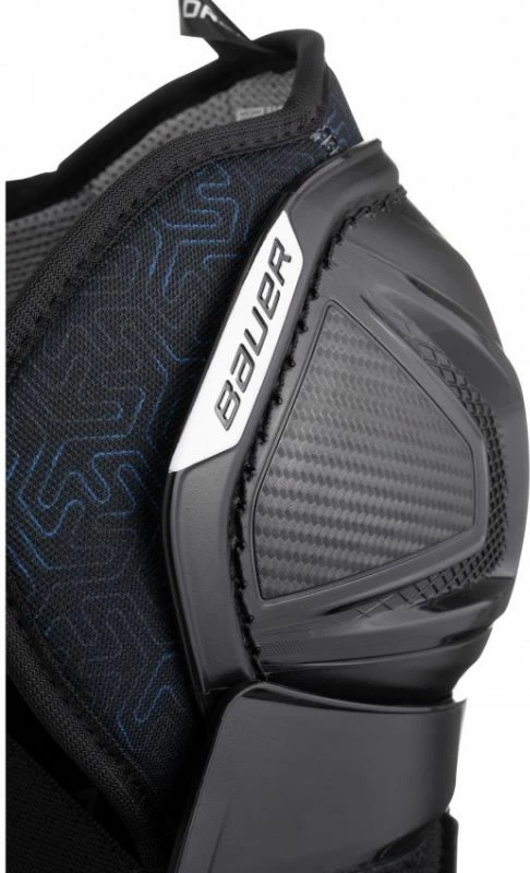 Mbrojtëse kërcinjsh Bauer për meshkuj, të bardha/zeza