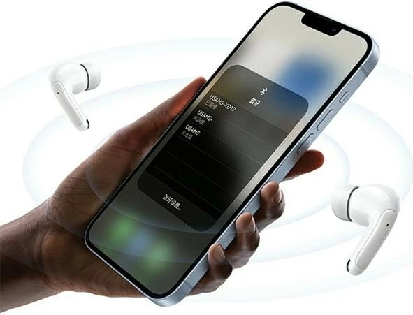 Kufje wireless USAMS X-Don Series TWS, Bluetooth 5.3, dy mikrofona, ENC, të zeza