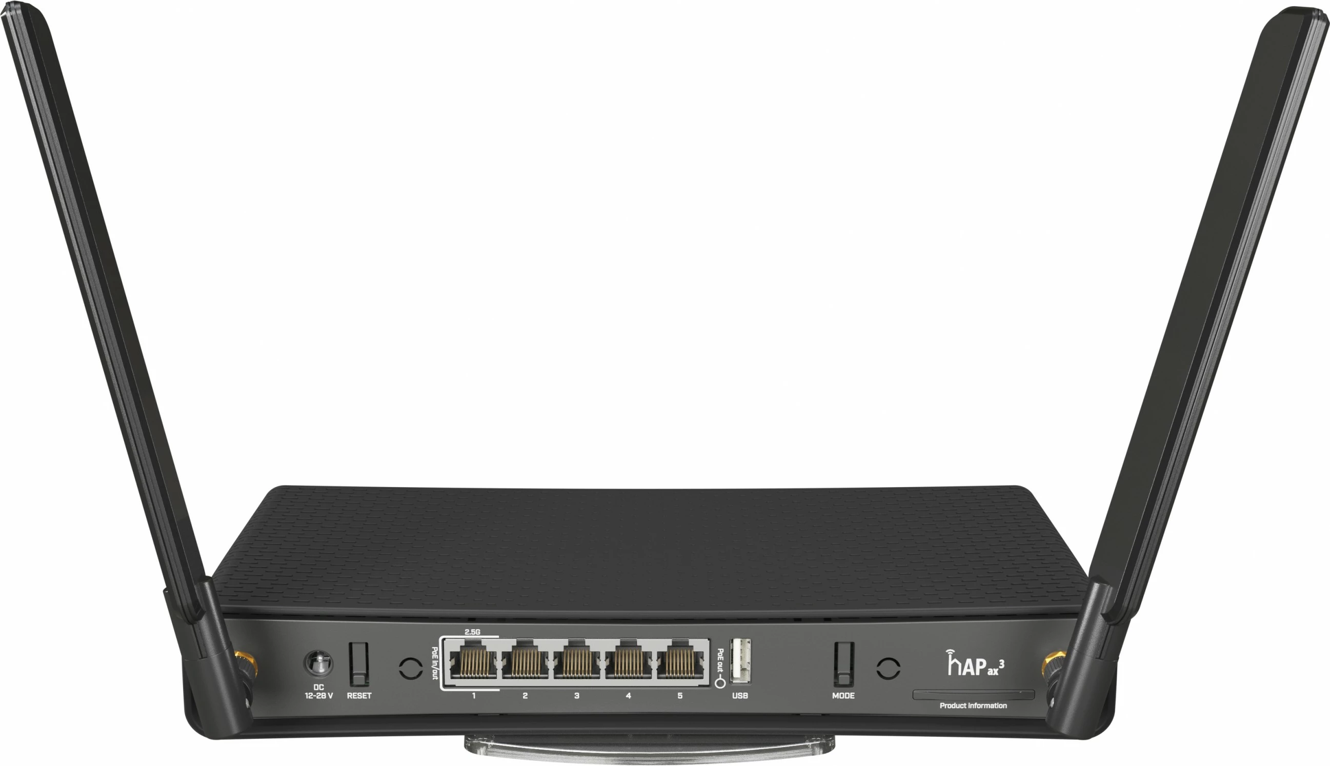 Router MikroTik hAP ax³, Wi-Fi 6, Dual-band, 1GB RAM, 128MB Flash, i zi