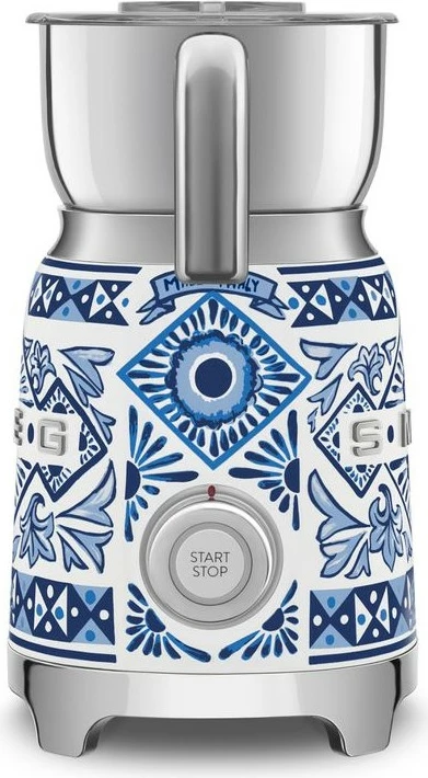 Makineri qumështi SMEG MFF01DGBEU Dolce & Gabbana Blu Mediterraneo, 500W, inoks