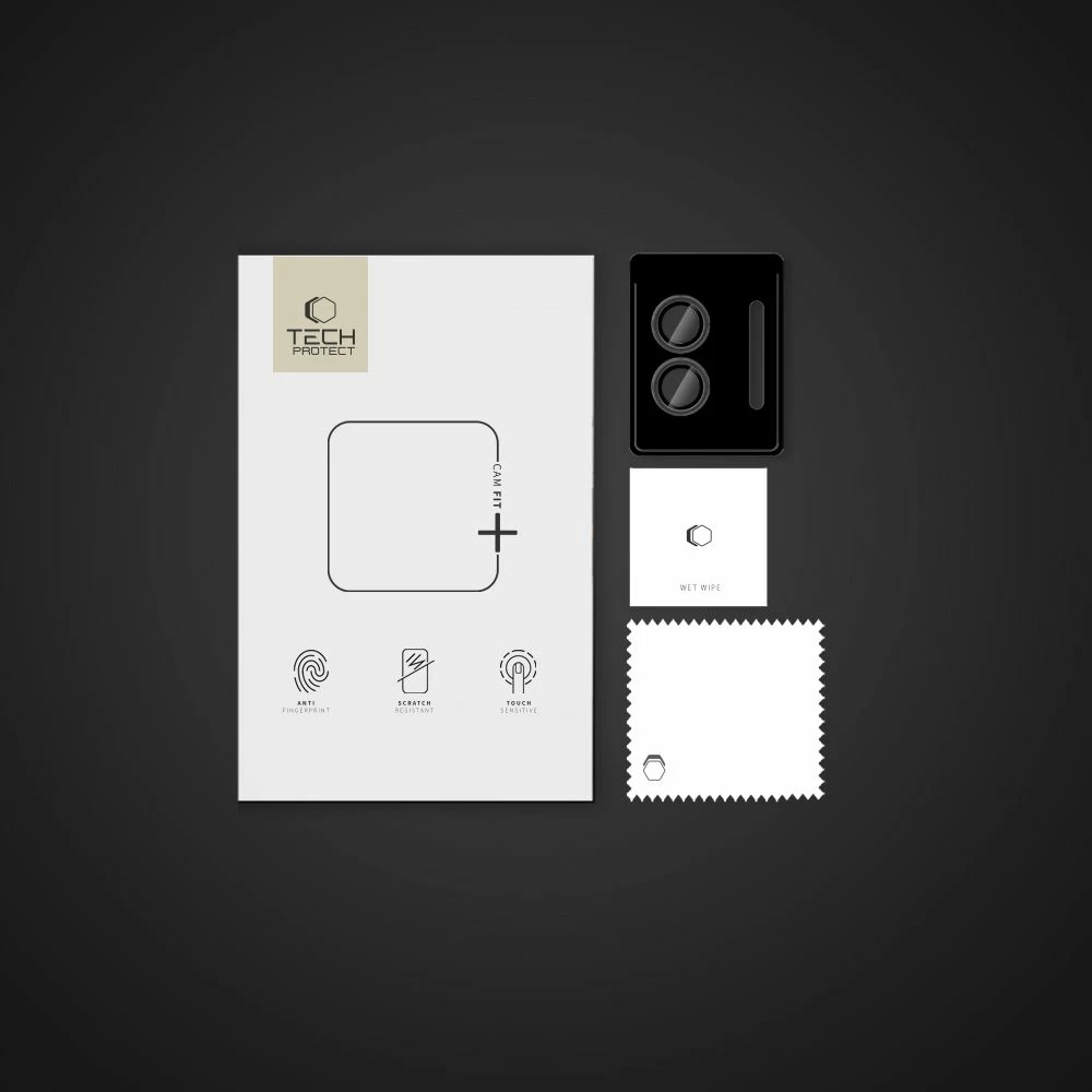 Mbrojtës kamere Tech-Protect Camring Fit+ për Samsung Galaxy S25 Edge, Transparent