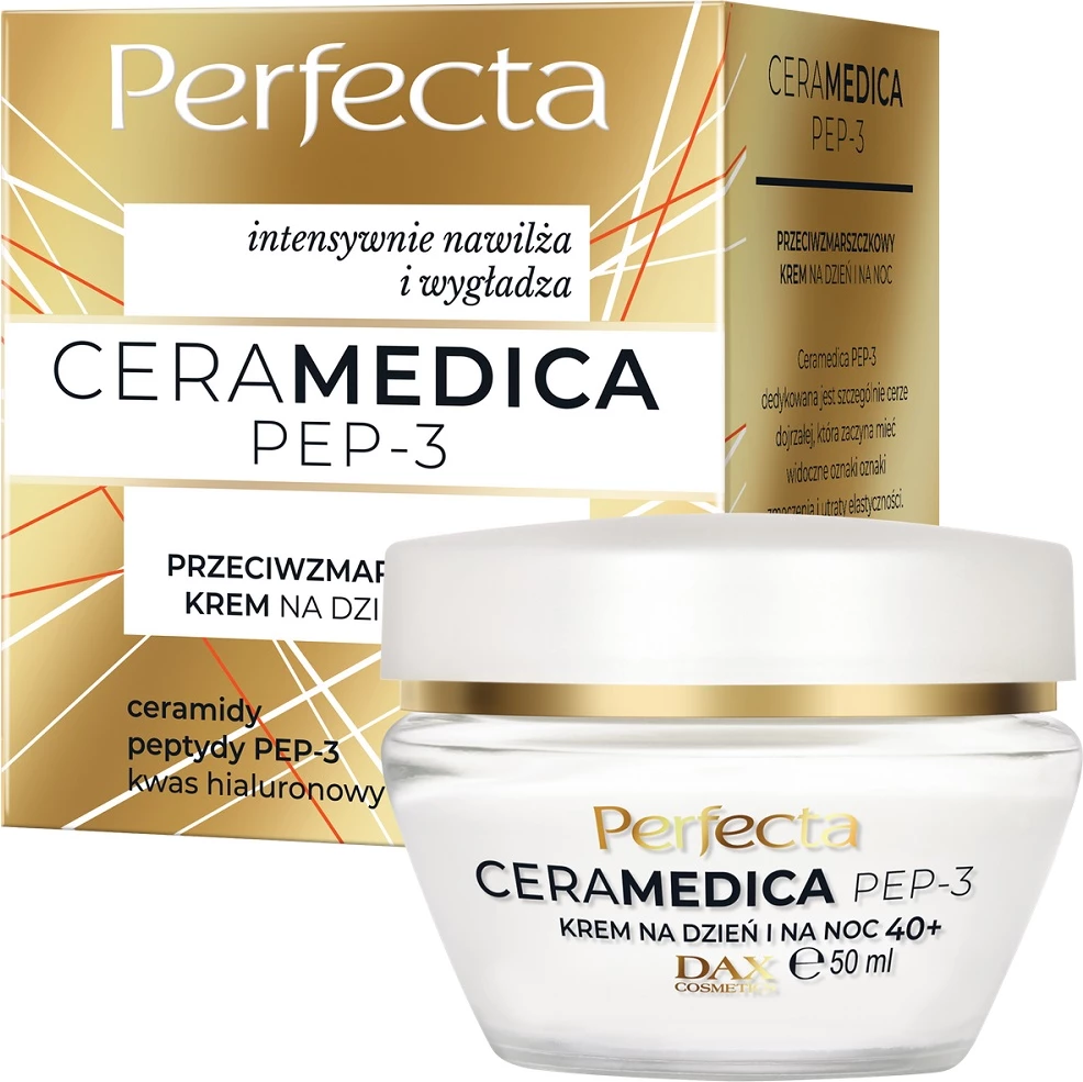 Krem fytyre dite dhe nate anti-rrudha për femra Perfecta Ceramedica Pep-3, 50ml