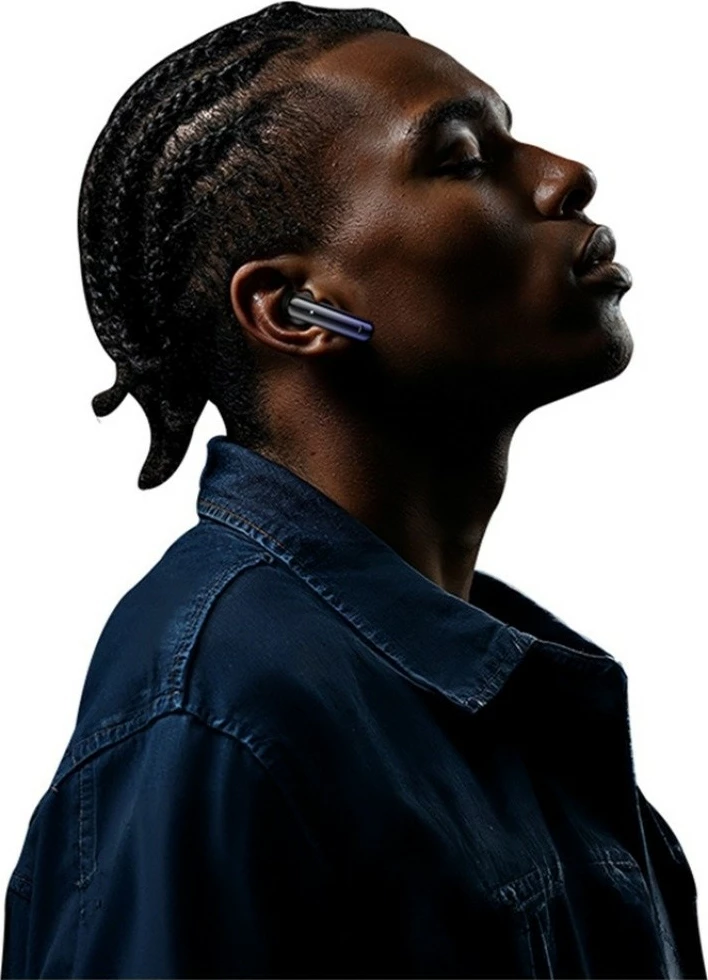 Kufje TWS USAMS Echo E02, Bluetooth 5.3, ANC+ENC, deri 29 orë me kuti, USB-C, e zezë