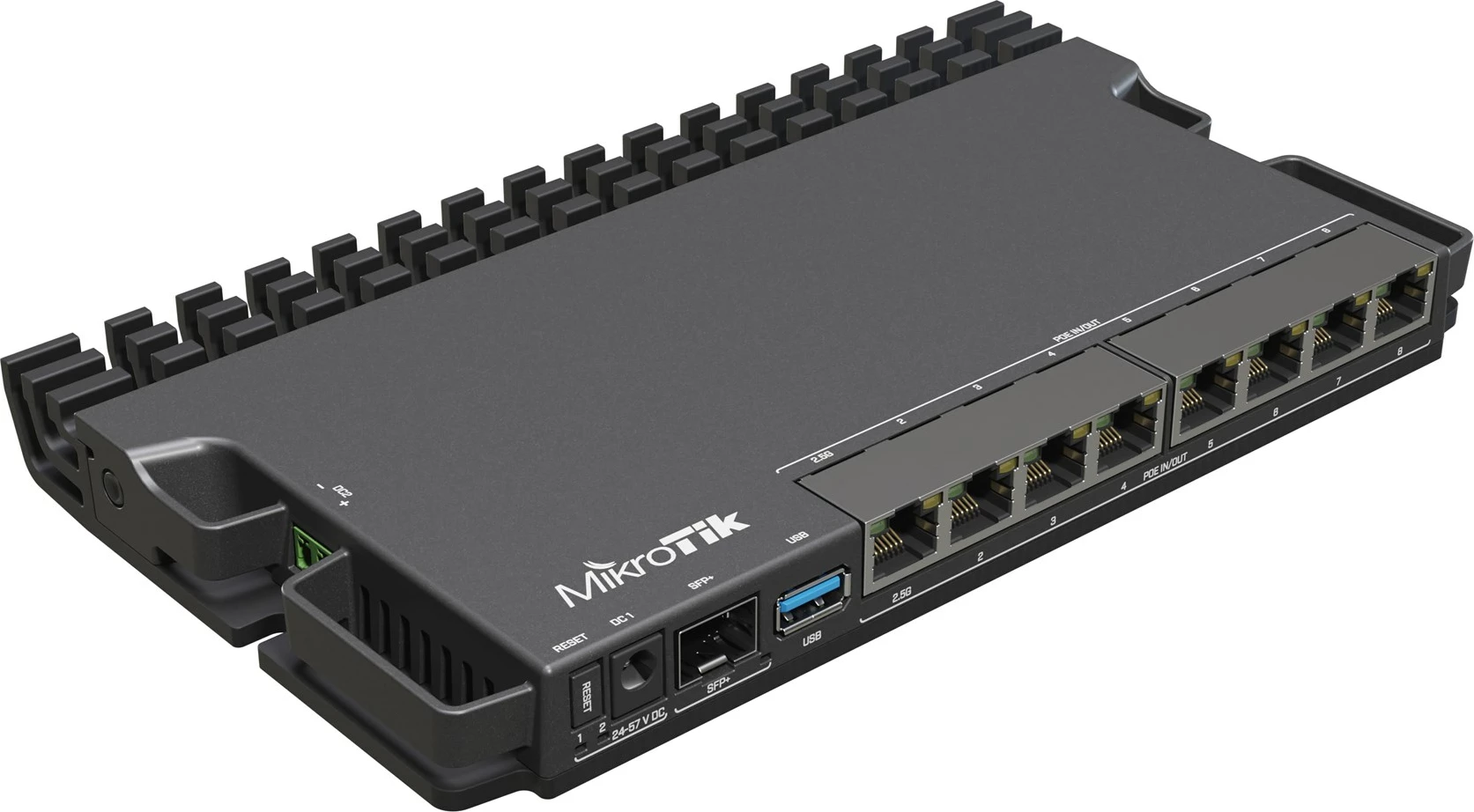 Router MikroTik RB5009UG+S+IN me 2.5 Gigabit Ethernet, i zi