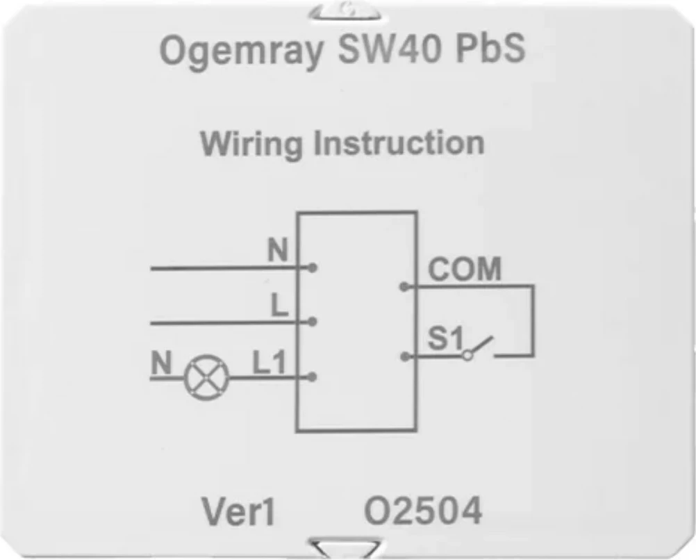 Relé i mençur Shelly PbS Ogemray 25A, Wi-Fi, Bluetooth, i bardhë