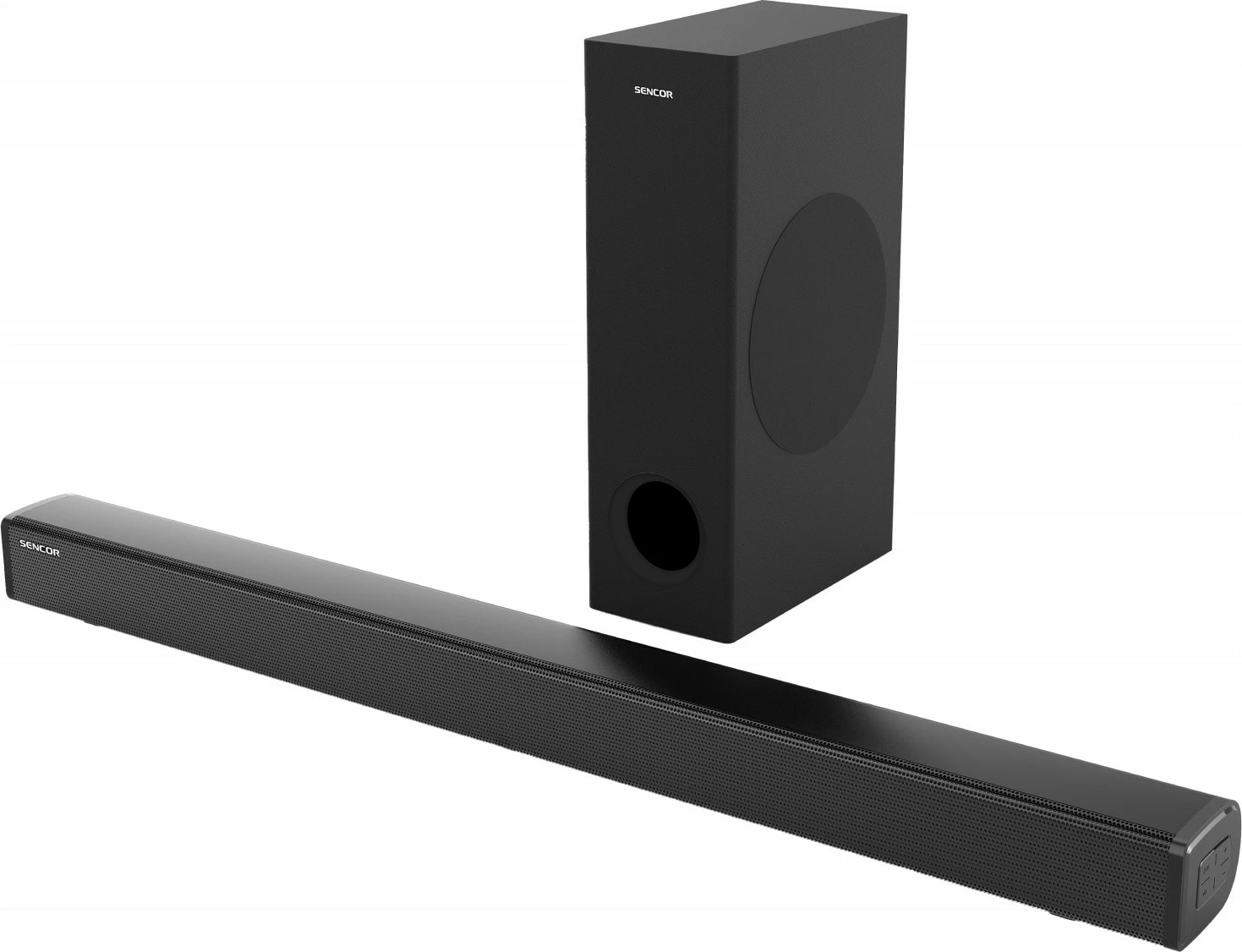 Soundbar Sencor SSB 5500BW me subwoofer pa tela, 2.1CH, 160W, i zi