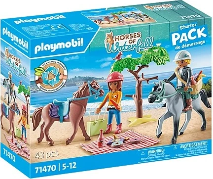 Set figurash Playmobil Horses of Waterfall 71470, Amelia dhe Ben, 43 pjesë