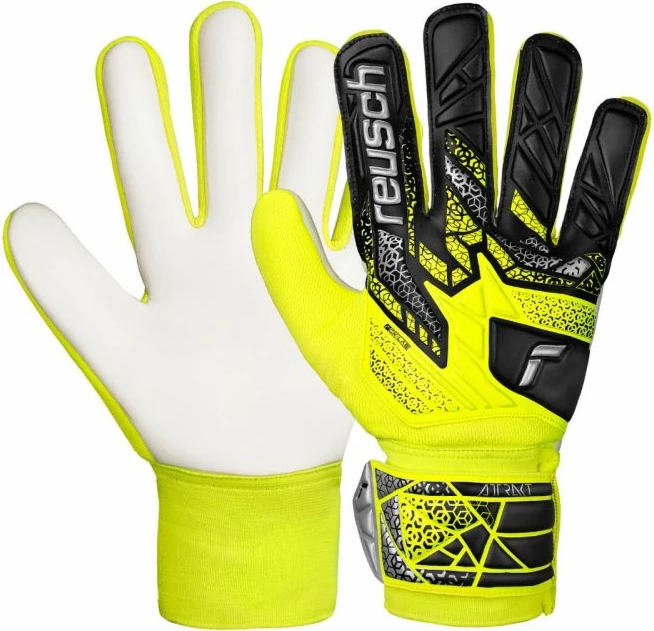 Dorëza portieri Reusch për meshkuj, të zeza dhe të verdha