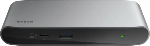 Hub Belkin INC013VFSGY, Thunderbolt 4, USB 4 Type-A, 150 W, e zezë, gri